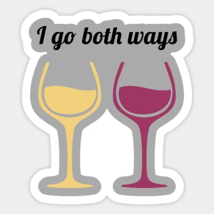 I Go Both Ways Sticker